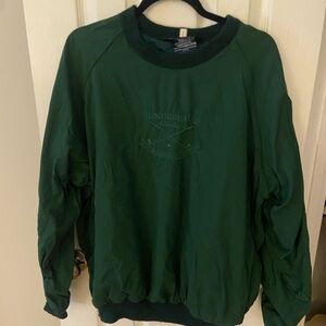 Green Men's Rainwear Sweater